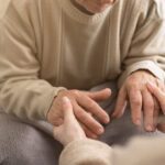 health care aid assisting a senior patient with home health care in Lake Worth